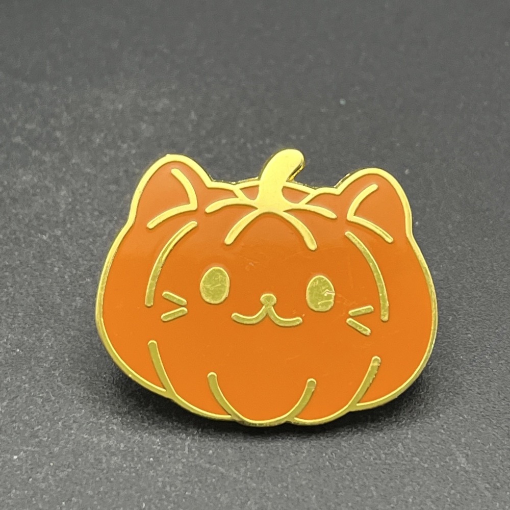 Cute Cat Pumpkin Halloween‎ Lapel Hat Pin
